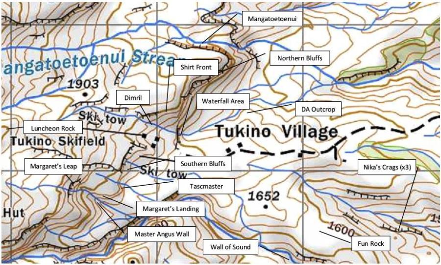 Tukino Crags.
